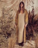 Yellow Beach Tunic Cover-up - Kimono Beachwear