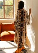 Khaki Beach Tunic Cover-up - Kimono Beachwear