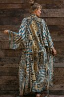 Blue Beach Tunic Cover-up - Kimono Beachwear