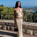 White Women's 2 Piece Swimsuit Cover Up Knit Set Summer 2025